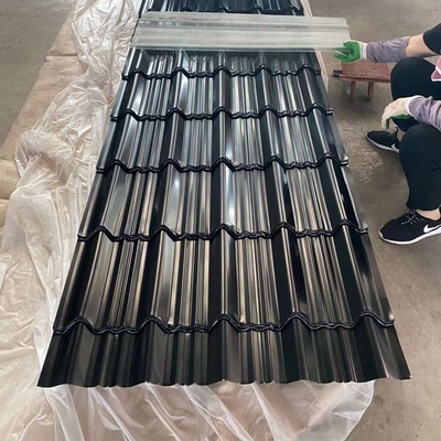 Z30-Z275 Galvanized Corrugated Steel Roofing Sheet Zinc Aluminum 0.12 - 4mm