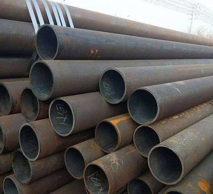 Round Shape Carbon Steel Pipes 1-1/4'' Size 0.8 - 50mm Thickness