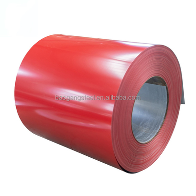 Surface Hardness ≥60HRB Color Coated Steel Coil With Inner Diameter 508mm / 610mm