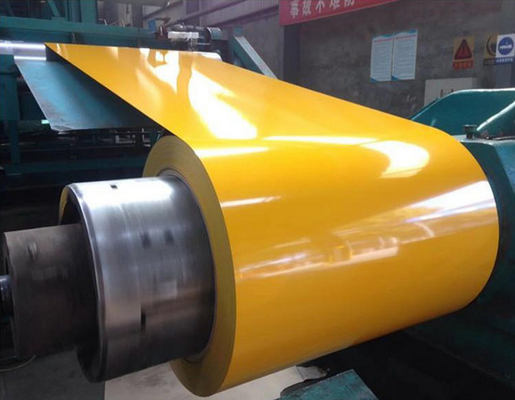 Decoiling PPGI Color Coated Galvanized Steel Coil Cold Rolled Anticorrosive