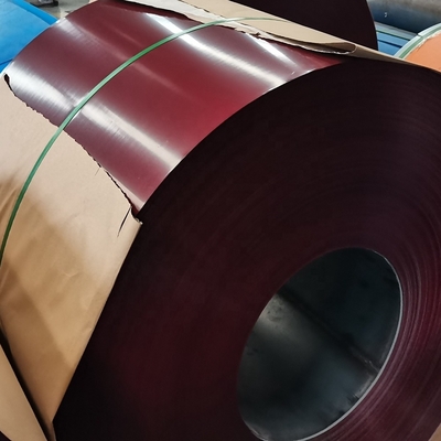 Cold Rolled PPGI Galvanized Steel Coil , Non Oiled Prepainted Gi Steel Coil
