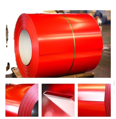 Non Oiled Colour Coated Coil , Antiwear Prepainted Galvanized Steel Coil