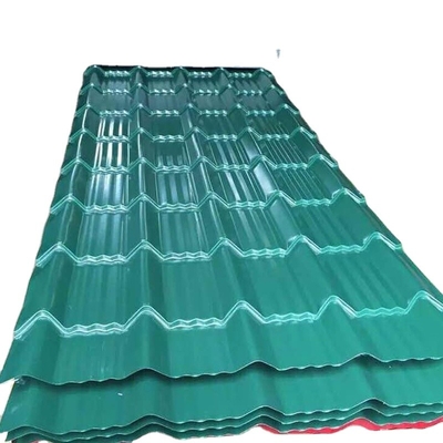 Decoiling Prepainted Corrugated Steel Sheets
