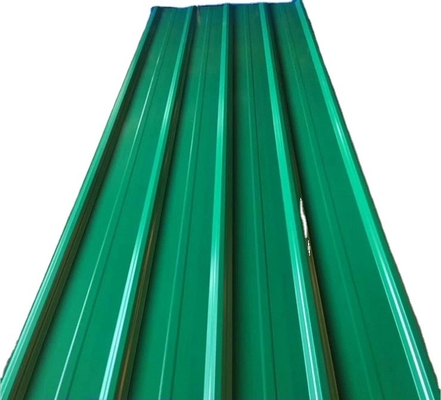 Decoiling Corrugated Galvanized Colour Coated Roofing Sheet Anticorrosion